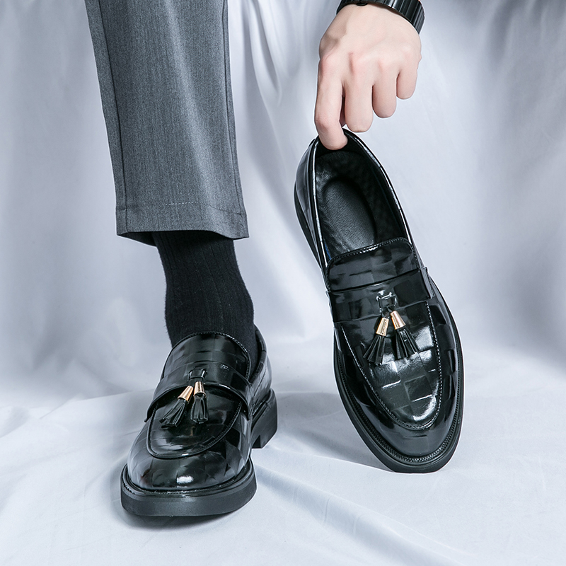 Men'S Grooming Brands - Chaussures de Conduite Décorées de Pompons
