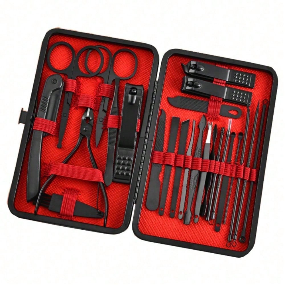 Nail Care Kit Mens - Ensemble de manucure et pédicure professionnel