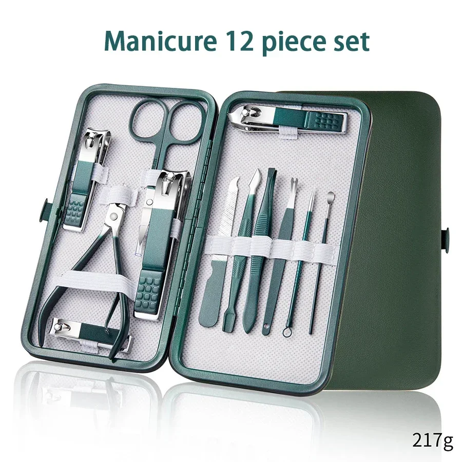 Nail Care Kit Mens - Kit de manucure professionnel en acier