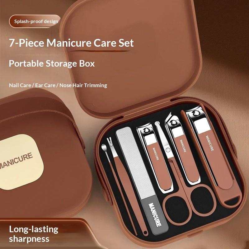 Nail Care Kit Mens - Ensemble d'outils pour Nail Art, Kit