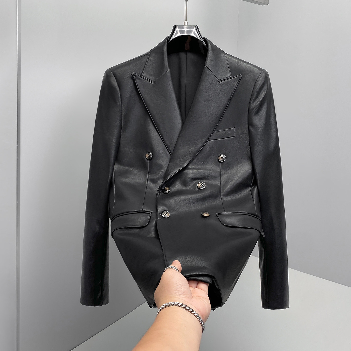 Veste de Costume en Cuir Crois - Men'S Grooming Brands avis et prix